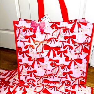COPY - Reusable Shopping
Tote Bags valentines red &
PINK BOWS 6  for$25